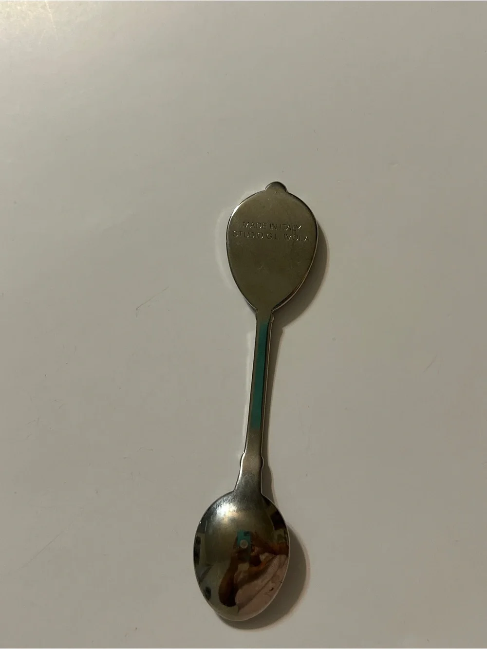 Vintage Studio G.L. Imola Italy Siena Duomo Souvenir Spoon – Gold & Silver Tone